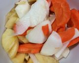 にんじん 大根 りんごの酢の物作り方5写真