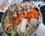 白菜と白滝もやしのスープ！味噌ラーメン風作り方4写真