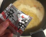 余ったシチュー×辛ラーメン♡作り方2写真