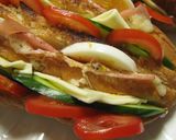 チーズハム野菜SANDWICH作り方6写真