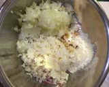 れんこんシャキシャキハンバーグ作り方1写真