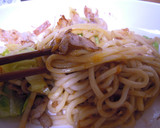 めんどくさがり屋の和風焼きうどん作り方7写真
