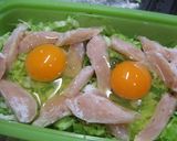 ササミ柔らか♪春キャベツの親子蒸し作り方7写真