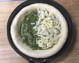 魚焼きグリルで簡単！ジェノベーゼのピザ♪作り方2写真
