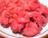 まぐろの刺身作り方1写真