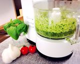 魚焼きグリルで簡単！ジェノベーゼのピザ♪作り方6写真