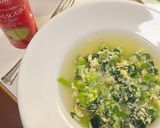 小松菜と卵のイタリア風スープ作り方7写真