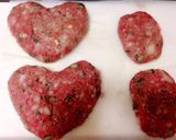 トマト煮込みハンバーグ♡バレンタイン編♡作り方2写真