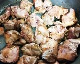 栄養いっぱい！鶏肝とホウレン草の甘辛炒め作り方6写真