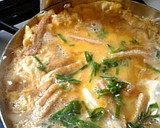 簡単♪まかない☆きつねの卵とじ丼作り方3写真