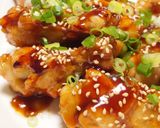 子供が喜ぶ　オレンジ蜂蜜チキン作り方5写真