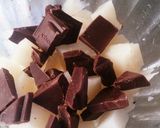 生チョコ風　餅チョコ♡作り方5写真