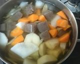 正月の余った野菜で けんちん汁作り方8写真
