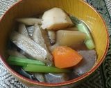 正月の余った野菜で けんちん汁作り方11写真