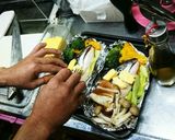 安いマグロ漁師さん絶品簡単鮭頭ホイル焼き作り方29写真