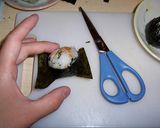 幼稚園のお弁当（ピングーにぎり）作り方3写真