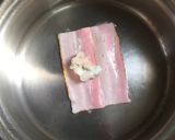 朝食に!!ベーコンチーズ餅パンケーキ作り方3写真