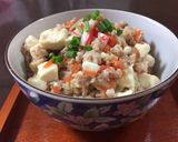 簡単＊節約！鳥ひき豆腐の旨煮丼作り方6写真