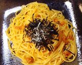 塩ウニ明太パスタ作り方4写真
