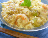 エビとそら豆と豆腐の炒めもの作り方6写真