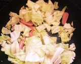 サッポロ一番塩ラーメンで塩焼きそば作り方1写真