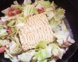 サッポロ一番塩ラーメンで塩焼きそば作り方2写真