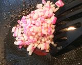 ハンバーグ風味の炒め飯ver簡単作り方3写真