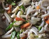 イカとれんこん野菜炒め作り方6写真