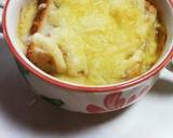 食パンで☆簡単オニオングラタンスープ♪作り方6写真