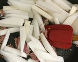 大根と葉っぱの中華風トロトロんな炒め物作り方8写真