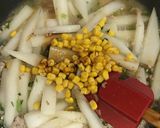 大根と葉っぱの中華風トロトロんな炒め物作り方11写真