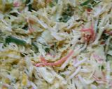 お餅いりのお好み焼き(๑´ڡ`๑)作り方3写真