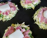 お餅いりのお好み焼き(๑´ڡ`๑)作り方4写真