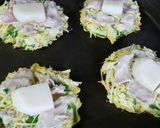 お餅いりのお好み焼き(๑´ڡ`๑)作り方6写真