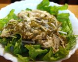 超簡単!サラダ菜と味付メカブのサラダ作り方4写真