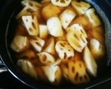 レンコンの煮物☆甘くない☆作り方3写真