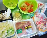 チムタク (韓国の鶏肉煮物)作り方1写真