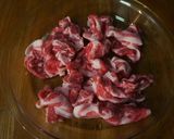 豚薄切り肉の卵白カリカリ揚げ作り方1写真