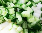 長芋大量消費 サクコロ梅昆布つゆあえ作り方2写真