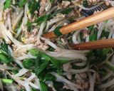 モヤシ、ニラ、春雨とひき肉の炒め物♡作り方12写真