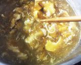 とろーり味噌ラーメンアレンジ！卵と片栗粉作り方4写真