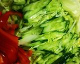 残れば翌朝サンドイッチに使える野菜サラダ作り方1写真