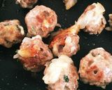 お餅チーズでもちもちミートボール トマト作り方4写真