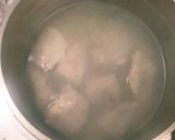 豚の軟骨と旬の大根の味噌煮作り方1写真