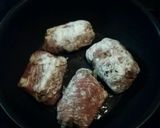餅の甘辛牛肉巻き作り方4写真