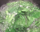 麺つゆで簡単！小松菜とエリンギのおひたし作り方1写真