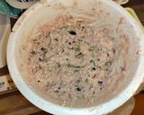 椎茸入りふわふわ豆腐豚つくね作り方4写真