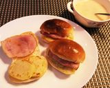 美味しいハムとポテトのロールパンサンド作り方3写真