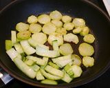 節約！青梗菜とブロッコリーの芯の油炒め作り方3写真