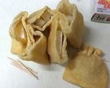 簡単！合うんです♫お餅＆カマンベール巾着作り方7写真